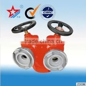 Fire Fighting Equipment Double Outlets Fire Hydrant Valve thumbnail-1