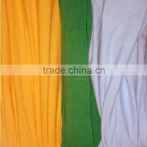 Solid Dyed 95% Cotton 5% Spandex Single Jersey Knitted Fabric thumbnail-1