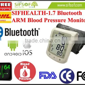 SIFHEALTH-1.7 Arm Blood Pressure Monitor With Irregular Heart Beat Indicator, Wireless Bluetooth Blood Pressure Meter With FDA thumbnail-1