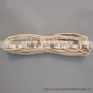 3 Strand Natural Pure Cotton Rope Braided Twisted Cord Custom Size thumbnail-5