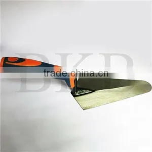 7 Inch Stainless Steel Diamond Shape Round Head Putty Knife With Rubber Handle thumbnail-1
