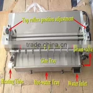 29inch Desktop Manual Paper Gluing Machine Glue Applicator Machine/ Hot Snd Cold Making Gluing Machine thumbnail-3