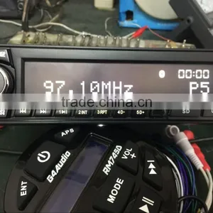 Black Waterproof Audio With DAB Player Nice for Car One Din thumbnail-2