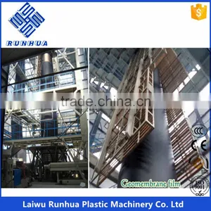 Waterproof Pond Liner Blown Type HDPE Geomembrane Production Line thumbnail-2