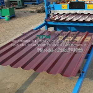 Color Coated Roofinng Roll Forming Machine thumbnail-1