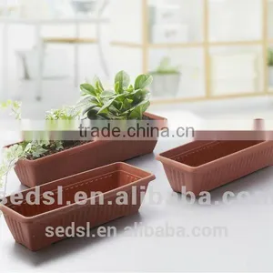 PP Plastic Type and Not Coated Finishing Plastic Vegetable Planter thumbnail-1