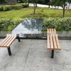 2015 Outdoor Waterproof Wooden Plastic Composite WPC Garden Bench /outdoor Furniture thumbnail-1