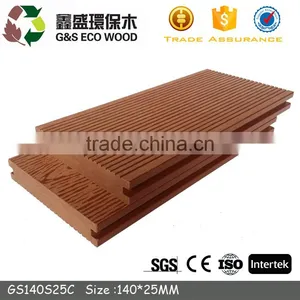 Balcony Floor Covering Composite Outdoor Decking Anti-uv Solid Wpc Walkway Decking Board thumbnail-5