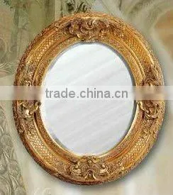 Antique Wooden Hand Carved Mirror, MOQ:1PCS(B70039) thumbnail-1