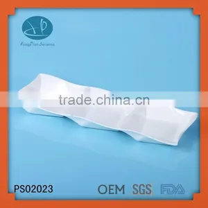 Divided Plate Rectangle Shape Ceramic Plate,plate Set,Rectangular Divided Plate thumbnail-1