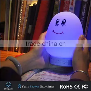 New Products Mini Speaker Night Light Lamp Wooden Bluetooth Speaker thumbnail-3