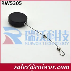 RW5305 Сворачиваемая стальная тросовая каната | Рулонный механизм с латунным зажимным концом thumbnail-1