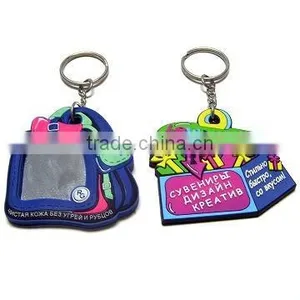 3D Rubber Keychain With Mirror thumbnail-1