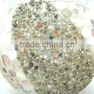 Chic Home Decor Item Natural Seashell Stone Large Heavy Modern Vases thumbnail-5