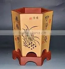 Yixing Interior Decorative Garden Clay/terracotta Flower Pot thumbnail-1