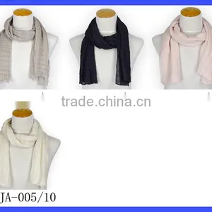 Wholesale New Style Pashmina Cashmere Soft Cotton Hot Pink Scarf Pashmina thumbnail-6