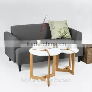 New Style Original Sofa Side Table Eco-friendly Bamboo Coffee Table thumbnail-2