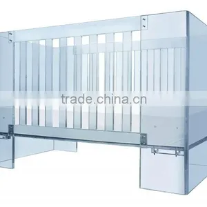 China Manufacturer Wholesale Acrylic Baby Crib Attached Bed/baby Bed thumbnail-2