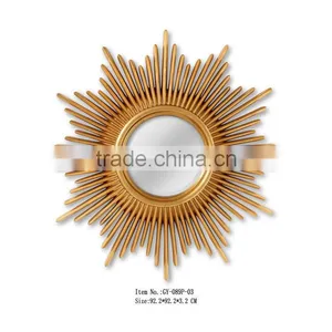Unique Living Room Starburst Wall Mirror GY-089P-04 thumbnail-4