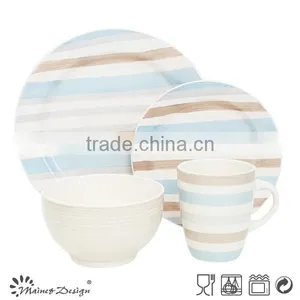 Ceramic Stoneware Hand Painting Color Circle Dinnerware Set thumbnail-4