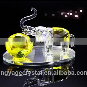 Wedding Gifts Souvenirs,customized Wedding Favor Spoon, Personalized Engrave Crystal Elephant Model Gift thumbnail-1