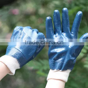 NMSAFETY A Grade Jersey Liner Nitrile Heavy Duty Glove oi Industrial thumbnail-1