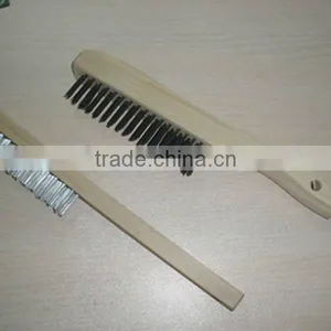 Steel Wire Cleaning Tools With Wood Handle(Fumigation Certification) thumbnail-1
