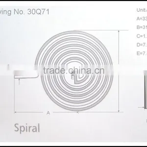 ISO Standard Thermostatic Bi-metal Spring 30Q71 thumbnail-2