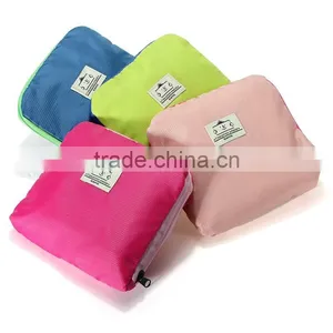 Factory OEM Portable Large Capacity Polyester Foldable Travel Duffel Bag thumbnail-2