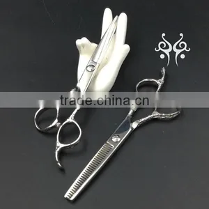QJ-HS102 Convex Blade Japan VG-10 Cobalt Steel Hair Scissors Wholesale thumbnail-5
