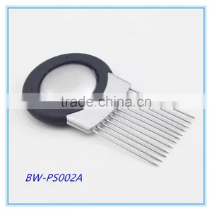 High Quality Stainless Steel Potato Tomato Onion Slicer Holder With Odor Remover thumbnail-1