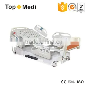 TOPMEDI High Quality CE ISO Approved Central Locking Castor 7 Function Electric Bed thumbnail-1