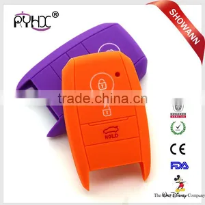 Factory Supply Silicone Car Key Case for Kias Silicone Car Key Cover for Kias K3 Folding Key Case thumbnail-1