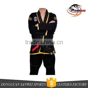 Cotton Judo gi With Embroidery and Woven Patches and Blank Bjj/kimono thumbnail-3