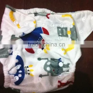 New Printing Minky Cloth Diaper With One Size,washable Baby Diaper thumbnail-1