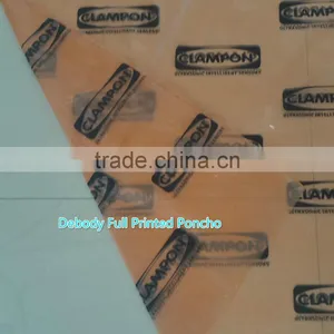 PE Full Printing Rain Poncho Rubber for Promotion thumbnail-1