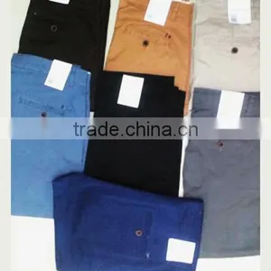 Cotton Stretched Skinny Mens Khaki Pant and Trouser thumbnail-1