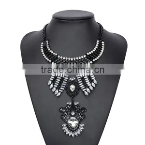 2016 Big Brand Vintage Alloy Statement Pendant Necklace Jewelry ,women Costume Jewelry thumbnail-4