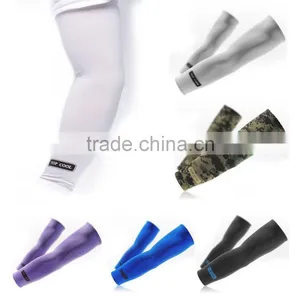 Sublimation Arm Sleeves Sport With Silicon Gripper on Top of Sleeves thumbnail-1