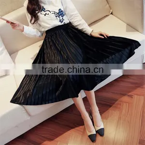New Hot Style Women's Dress Lady Skirts Velvet Skirts thumbnail-1