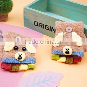 TC13014 Personalized Winter Warm Baby Gloves, Cheap Knitted Animal Pattern Kids Gloves Wholesale thumbnail-3
