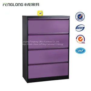 Cheap Luoyang Metal Lateral Filing 4 Drawer Cabinet thumbnail-1