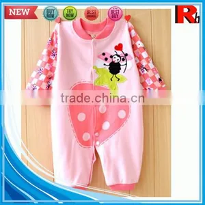China Long Sleeve Cotton Funny Cute Wholesale Baby Clothing Design Pretty Applique for Baby Clothes thumbnail-1