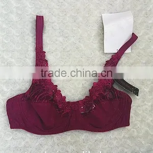 China Factory Wholesale Exquisite Embroidery Erotic Xxx Sexy Bra thumbnail-1