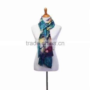 ROYAL PEACOCK SCARF thumbnail-4