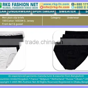 Men Cotton Jersey Slip Briefs thumbnail-1