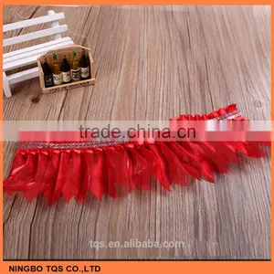 Dress Garment Long Sequin Thread RedTrimming Lace thumbnail-1