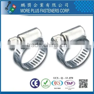 Made in Taiwan Metal Black 1/2 Inch Band Amercian Schlauchklemmen Hose Clamp thumbnail-4