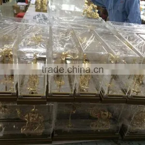 24K GOLDEN PLATING CAMEL AND PALM TREE Arabic Traditional Gifts thumbnail-5