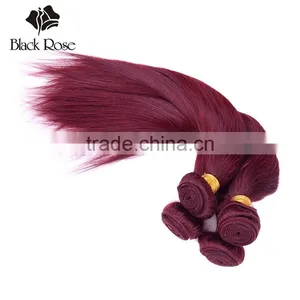 Black Rose Wholesale 3 Bundles Red Brazilian Hair Weave, Color 99j Virgin Brazilian Hair Bundles thumbnail-4